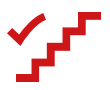 Stable on any irregular or sloping ground or stairways